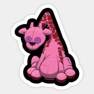 cute Pink Giraffe Sticker